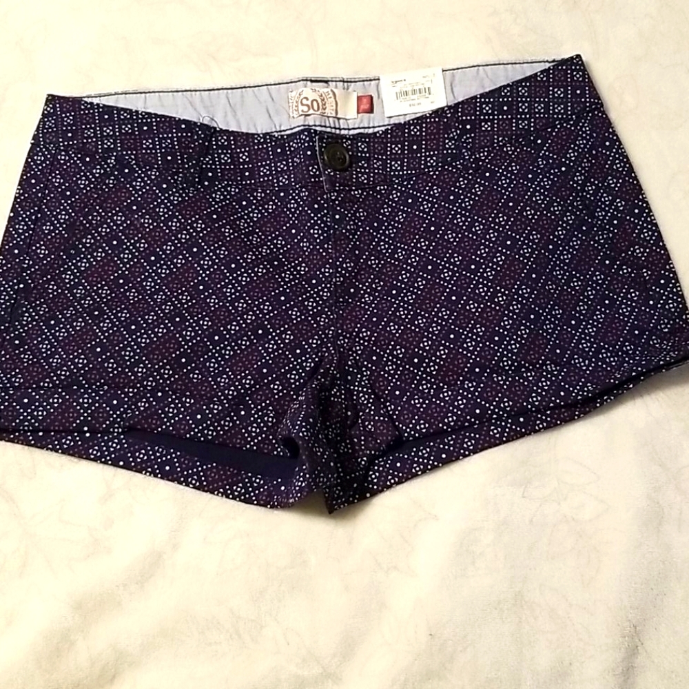 So Shortie Patterned Shorts